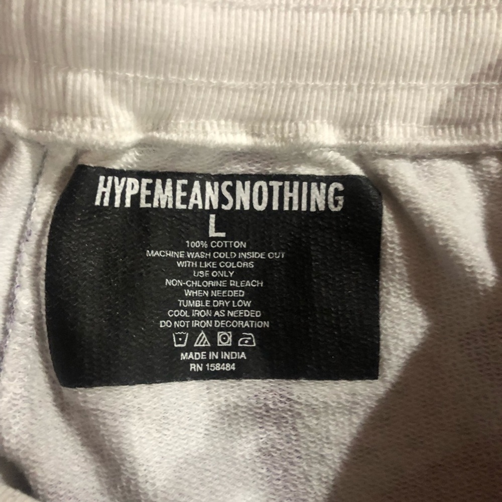 Hype means nothing Wow Me Joggers Size Large neon colors - Picture 6 of 8